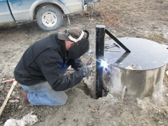 Installing lid