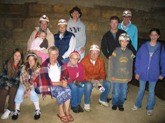 Venita and family go caving