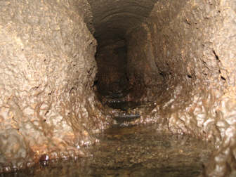 Noisy passage due to rapids
